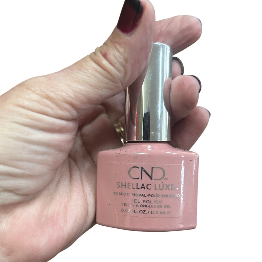 CND Shellac Luxe Gel Polish OS Satin Pajamas #265 Pink Professional Salon Chic